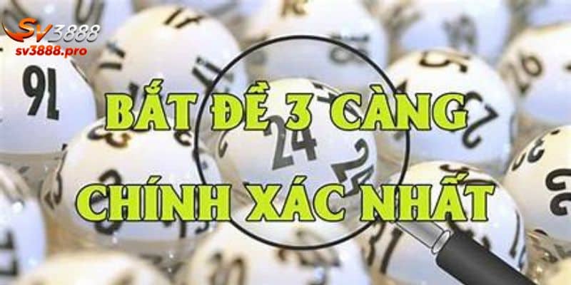 Mẹo chọn số để chơi 3 càng đề miền Bắc